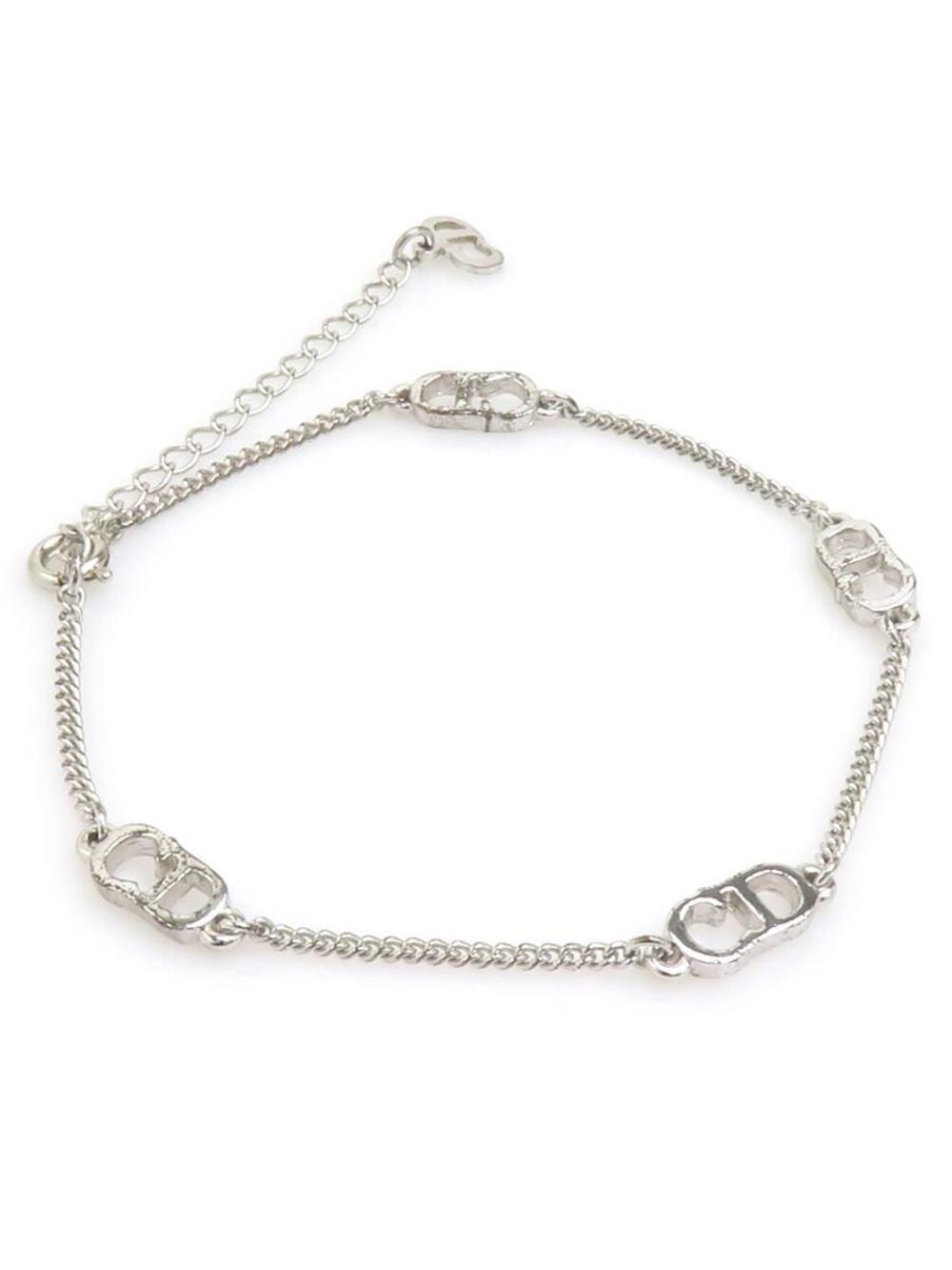 Auth Christian Dior Bracelet Silver #373577C15B